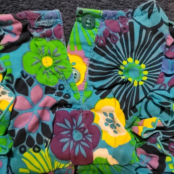 Floral colorful sleeveless top 18M - Picture 5 of 5